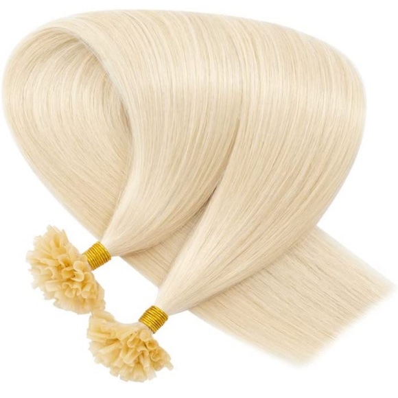 16” U Tip Hair Extensions Human Hair, Pre Bonded,50g/pack 100 strands - Picture 3 of 8